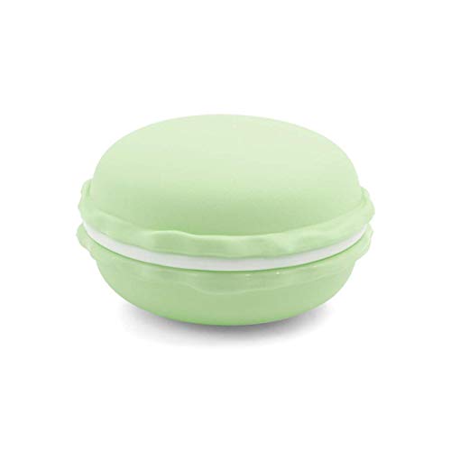 N/D Macaron Vert Clair Design écouteurs Carte SD boîte de Rangement de Bonbons Bijoux Boucles d'oreilles Anneaux Organisateur