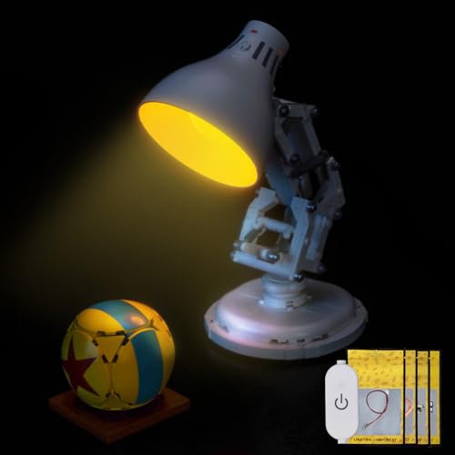 Hilighting Upgraded Led Light Kit Compatible with Lego Disney Pixar Luxo Jr Building Set Lights Decoration Compatible with Lego 21357 (Model Not Included)