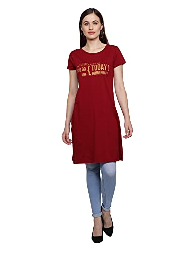 Image of FLEXIMAA Women's Half Sleeve T-Shirt - P