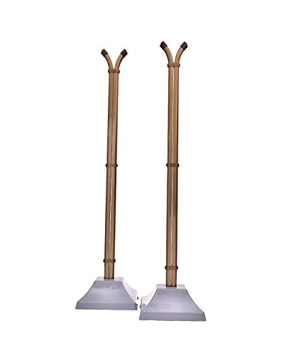 豊臣金属 物干し台アルミ物干しスタンドIB-I+プラスチックカバー付コンクリートベース付き本体カラー:ブロンズ(キャップ:ブラウン)