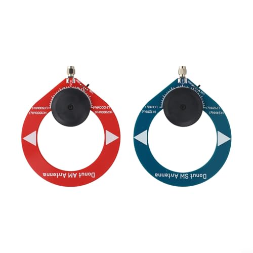 Gamma di frequenza compatibile: perfetto per ricezione HF onde corte e onde medie con copertura blu 4MHz-24MHz e copertura rossa 500kHz-2000kHz, adatto per ricevitore DSP2 e sistemi Malachite