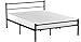 ZINUS 12 Inch Geraldine Metal Platform Bed Frame with Headboard and Footboard Steel Slat Support, No Box Spring Needed, Easy Assembly, Queen, Black