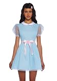 Dolls Kill Baby Doll Dress Outfit for Women- Scary Shining Twins Inspired Costume by Trickz N' Treatz - Medium