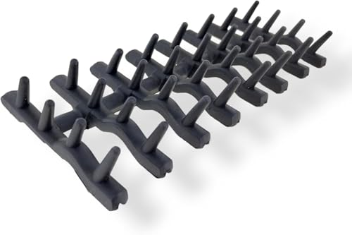 Compatible con AEG & Electrolux 1380184109/1380184000   Soporte para platos con picos de goma 175x80x30mm