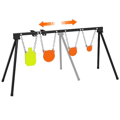 Image of Highwild Expandable AR500 Steel Targets System 1 /2 inch Thick Steel Shooting Targets with Stand and Extension Brackets, All Parts Replaceable Separately