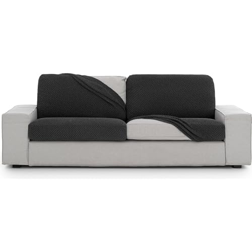 Housse de canapé universelle anthracite protecteur salon