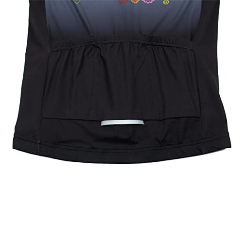 Hotlion Camisa de ciclismo feminina de manga comprida para ciclismo CU1, Cu0042, P