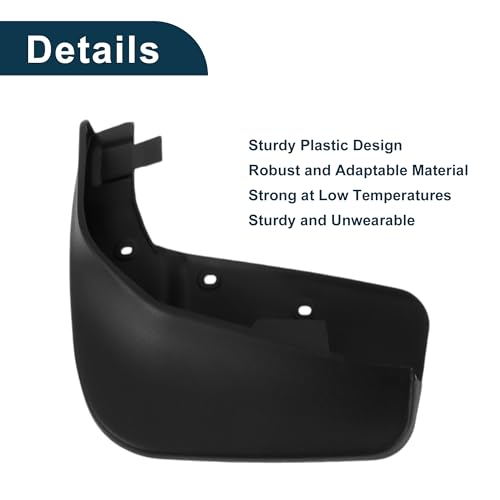 Image of Mud Flaps Splash Guards for Volkswagen Touareg 2011-2017 W /Mount Accessories Mud Guards Front and Rear 1 Set