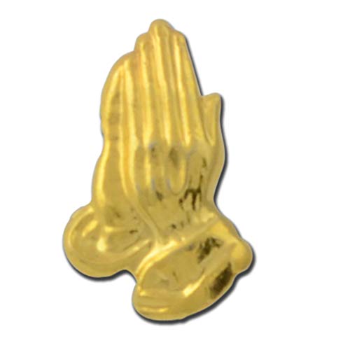 StockPins Praying Hands Lapel Pin - Perfect Religious Gift, First Communion Pins, Christian Lapel Pins for Women, Pray Pin Great for Backpack pins and hat pins