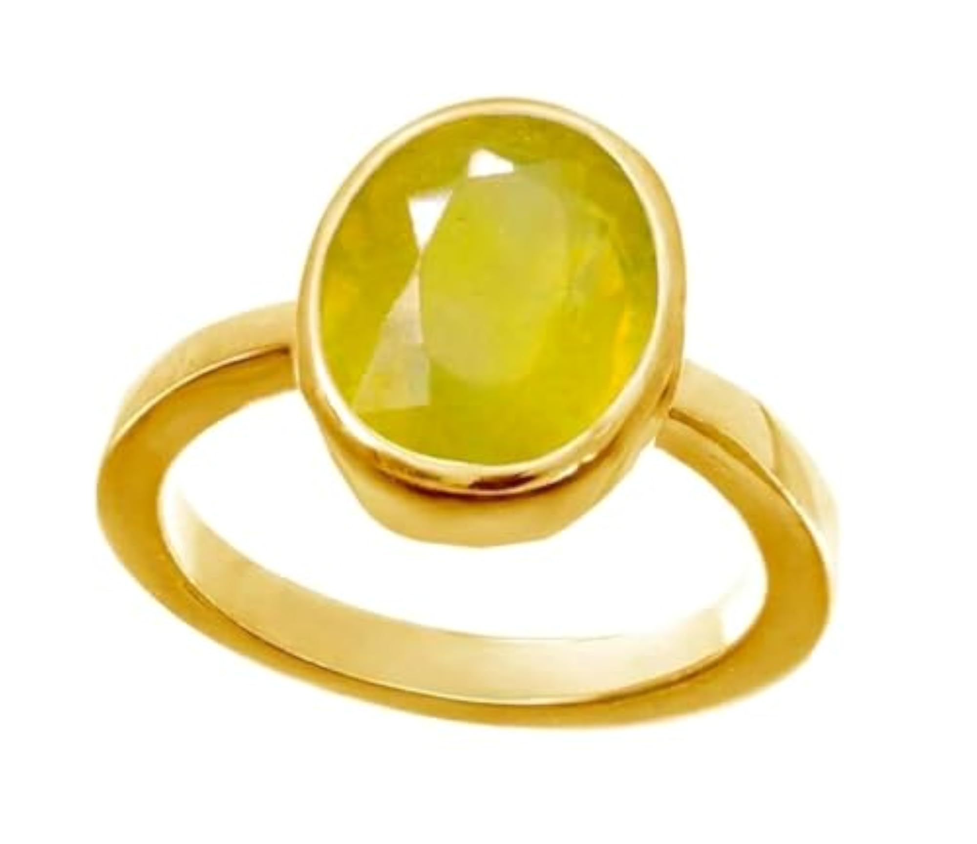 Stylish 16.35 Carat Adjustable Pukhraj Gemstone Ring, Unisex