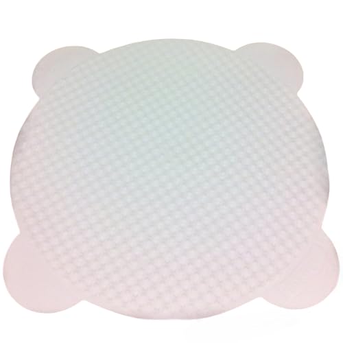 EcoQuality 7 Inch Round Paper Pizza Liner Absorbent Recyclable Compostable Grease Resistant Disposable Stackable Lightweight for Pizzerias, Parties, Catering (100)