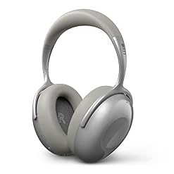 KEF Casque sans Fil Mu7 à Réduction de Bruit, Gris Argent | Connectivité Filaire/sans Fil | Supra -auriculaire - Les Beatles, Paul McCartney, John Lennon, RIngo Starr, George Harrison