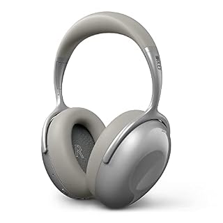 KEF Casque sans Fil Mu7 à Réduction de Bruit, Gris Argent | Connectivité Filaire/sans Fil | Supra -auriculaire - Les Beatles, Paul McCartney, John Lennon, RIngo Starr, George Harrison