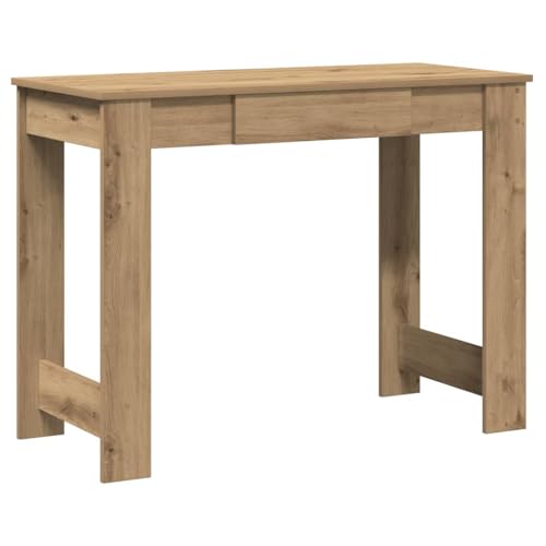 vidaXL Escritorio de Madera de ingeniería Roble Artisan 100x45x75 cm