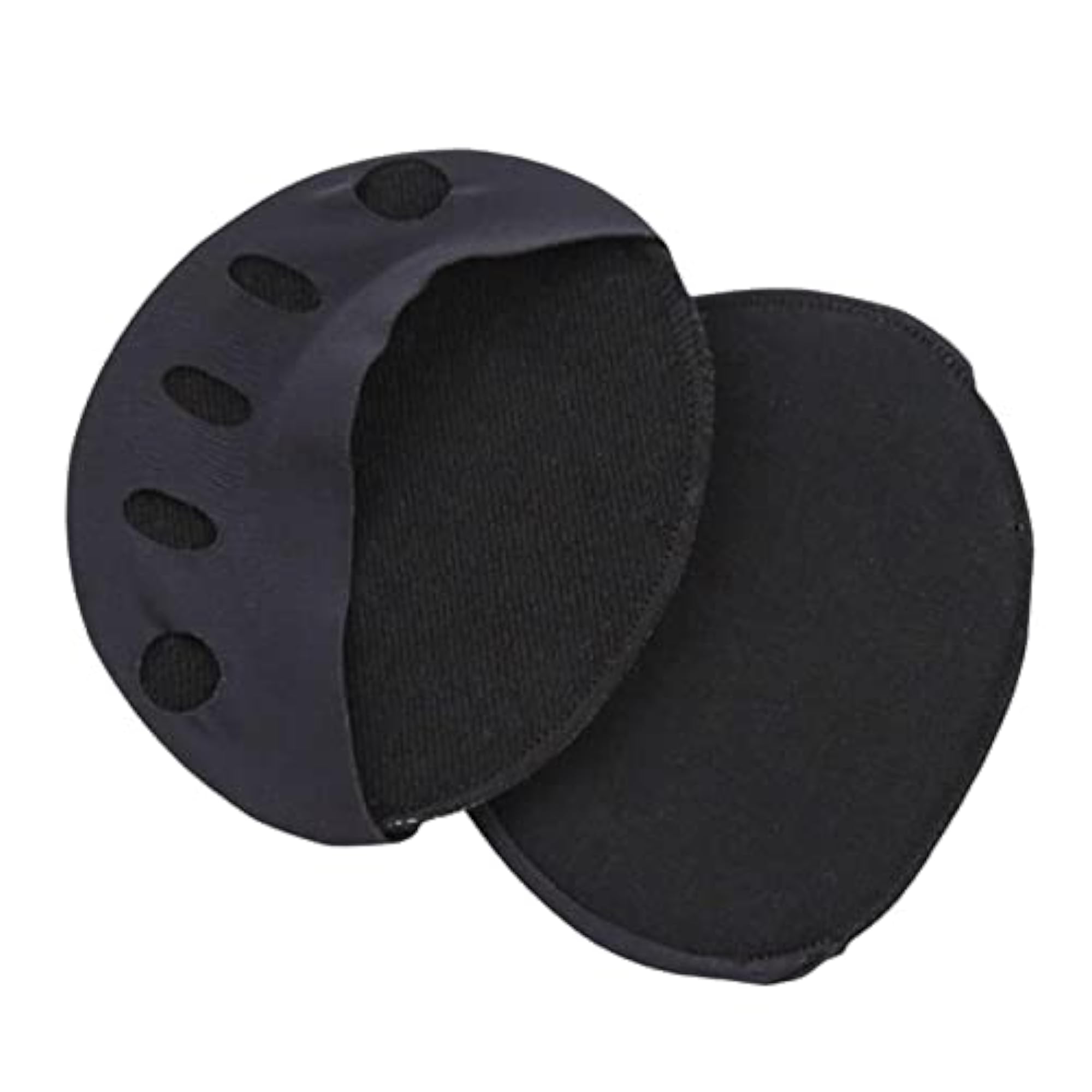 2x Ball of Foot Forefoot Cushion Shoes Protector, Black