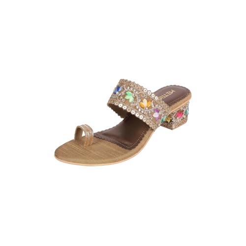 Image of Metro Women Elegance Ethnic & Traditional Slip-on Sandal