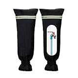 Large 19.5'Hx7'W Outdoor Faucet Covers Insulated Protector for Winter Outside Water Pipes Cover...