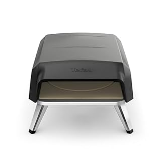 Tefal Pizza Pronto Gaz, Pierre rotative à 360° pour cuisson uniforme, Four à pizza extérieur, Application gratuite, JM412010