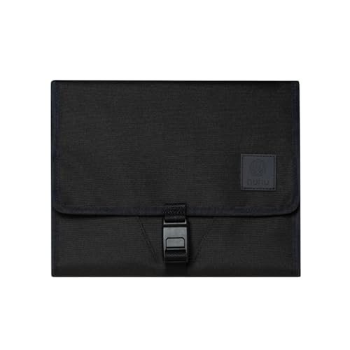 Huhu Cartera cambiadora de bebé, compacta, portátil, cambiador de pañales para viajes, lavable y plegable (mediano (dle of The Night) negro)
