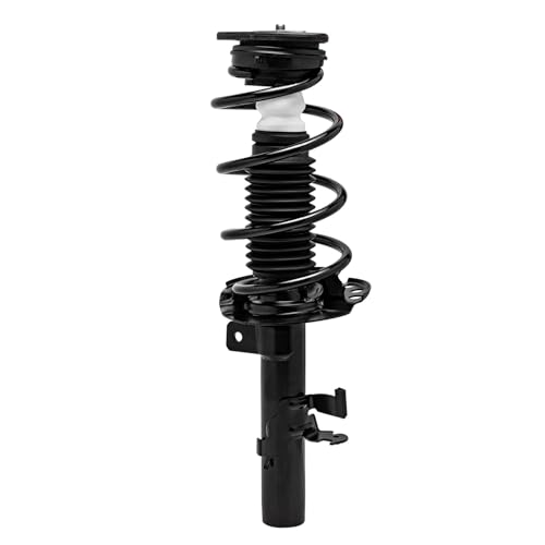 Image of Detroit Axle - Front Struts & Rear Shock Absorbers Kit for 2013-2018 Ford Focus Electric S SE Titanium 2014 2015 2016 2017 Front Struts w /Coil Springs Assembly Rear Shock Absorbers Replacement Set