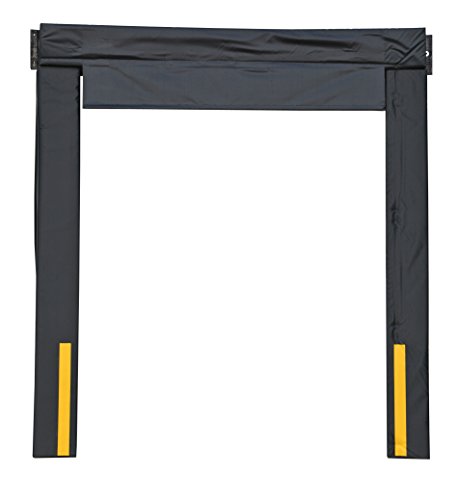 Vestil D-350-10 Nylon (Vinyl) Dock Seal 10 In. 8 Ft. x 9 Ft. Black