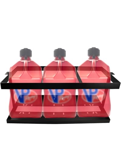 Image of Gas Can 5 Gallon Fuel Container Holder,Fits Three 5 Gallon Gas Can,Compatible With VP Racing Fuel Jug 5.5 Gallon,VP Racing Fuel Jug,Gas Can Holder For Trailer(Holder Only)