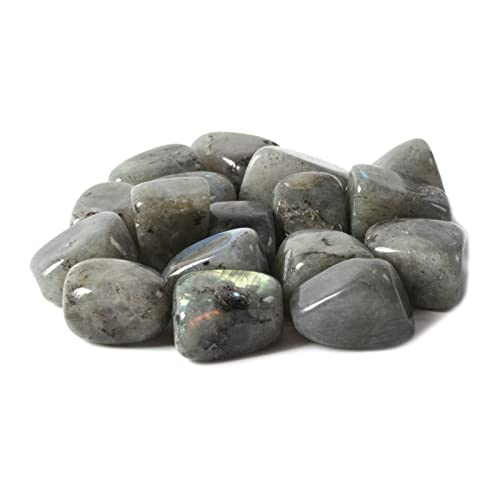 Image of 1 /2LB Large Labradorite Tumbled Stone Specimen Collection Pocket Worry Healing Crystal