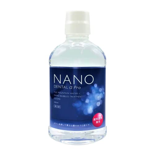 健康生活 京セラ 無添加 洗口液 マウスウォッシュ NANO DENTAL α PRO ナノデンタルアルファプロ 500ml 1本