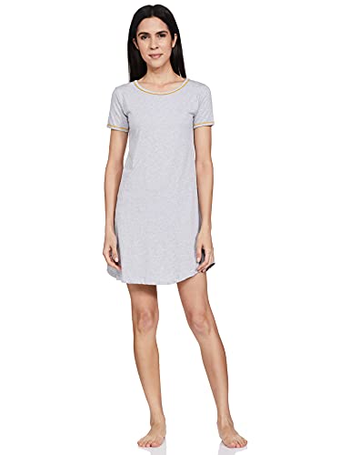 Image of A.T.U.N. (ALL THINGS UBER NICE) Womens Printed Cotton Round Neck Knee Length Regular Dress