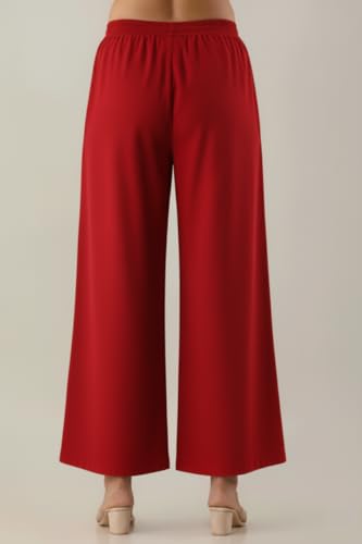 Image of Moirai Super Soft Viscose Rayon Palazzo Pants for Women Relaxed & Regular Fit Solid Palazzo for Women & Girls Casual Ethnic Wear