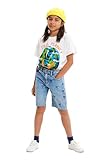 normalhoher Bund Desigual Boy\'s AGUIL 5053 Denim MEDIUM WASH Jeans, Blue, 8 Years