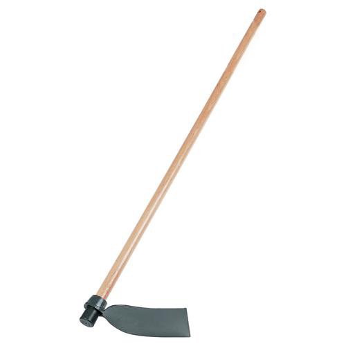 1350mm Digging Hoe - Forged Head, Hardwood Handle - Turn Over Soil, Gardening