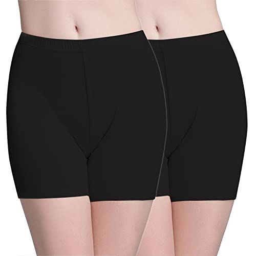 Vinconie Leggings Cortos Encaje Braguita para Mujer Seguridad Ropa Interior Cover