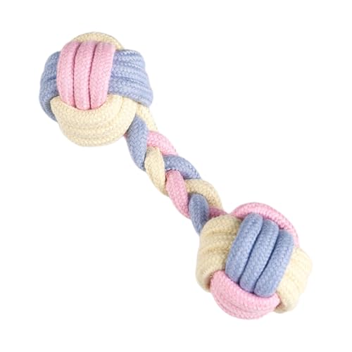 犬用ロープボール、ペット用品 ペット用おもちゃ 歯が生える 噛みにくい 綿ロープボール 猫と犬のおもちゃ 子犬のおもちゃ 犬用ロープボール牽引おもちゃ | 犬用ロープボール耐久性のある子犬用ロープおもちゃ - 咀嚼器用咀嚼綿球、犬結びボールロープおもちゃ、