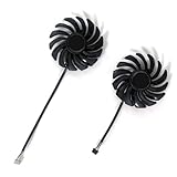 Ventilateurs de processeur Ventilateurs de refroidissement PLD09210S12HH 4 broches for carte graphique RTX2080 RTX2070 for carte graphique RTX 2060 2070 2080 SUPER VENTUS(Green)