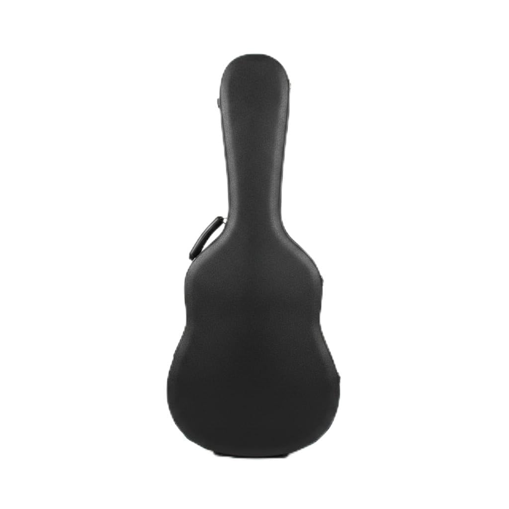 Funda rígida Impermeable para Guitarra, Estuche Protector Viaje para Guitarras 39 y 40/41 Pulgadas, Negro, 39 Pulgadas, Negro