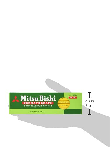 Lápices de colores dermatográficos Mitsubishi 12 unidades miniatura 3