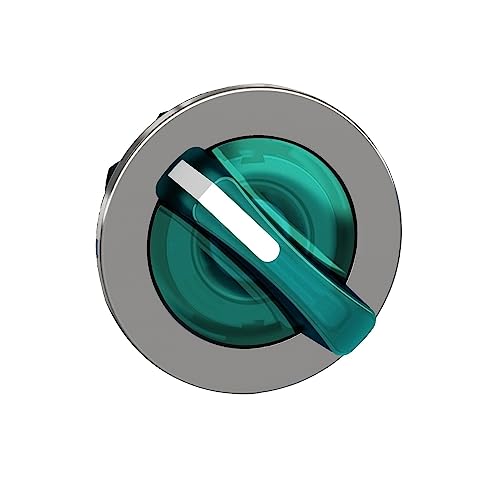 Bouton vert 2 positions fixes pour automatisme d'atelier et convoyeur