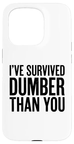 I Survived Dumber Than You �t�@�j�[�����Y �X�}�z�P�[�X iPhone 15 Pro �p