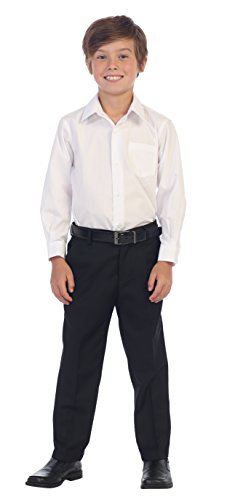 Image of Gioberti Boys Long Sleeve Solid Dress Shirt