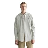 Scotch & Soda Oxford Shirt, Camisa, Hombre, Garden Green Stripes, XXL