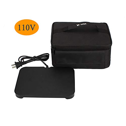 WISH Mini Portable Oven 110V Personal Food Warmer with Lunch Bag for Prepared