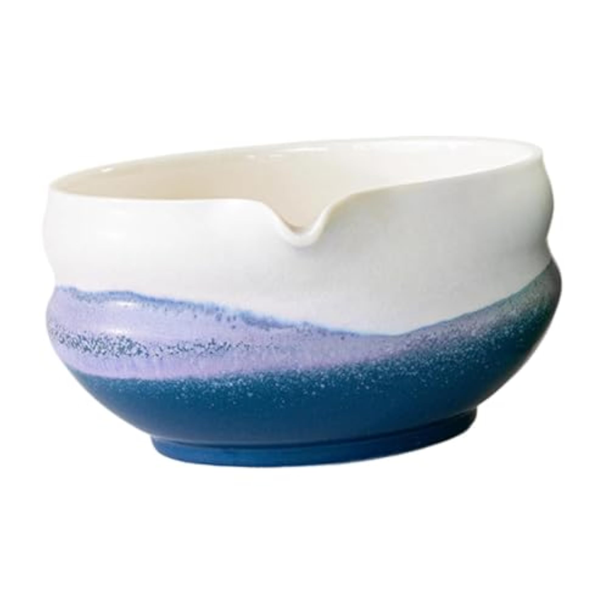 Matcha Bowl with Spout for Cold Brew Tea Lovers, Blue