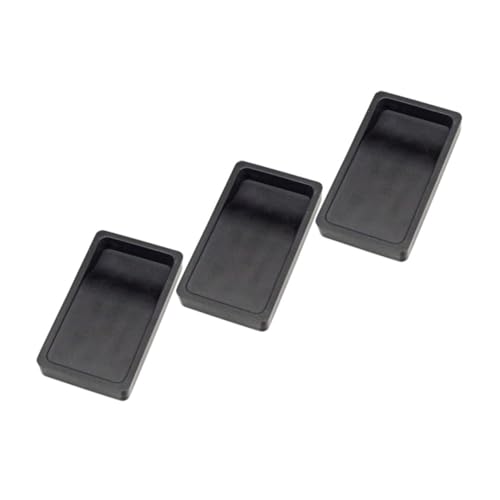 DIYEAH - Lote de 3 placas de tinta para estudiantes portátiles (5 pulgadas, herramientas de escritura tradicionales, chinas, color negro