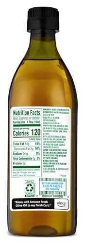Amazon Fresh ASD151 Organic Extra Virgin Olive Oil First Cold Extracted thumb #1