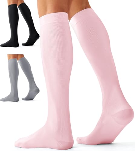 Image of Compression Socks for Women and Men(3 Pairs)15-20mmHg - Best Circulation Support Socks