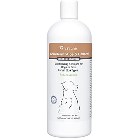 VetOne CeraDerm Aloe & Oatmeal Conditioning Shampoo 16 oz Cover