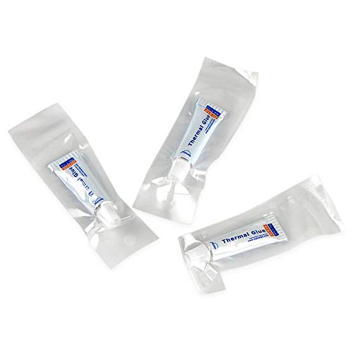 Bczamd 3D Printer Mainboard Parts Heatsink Plaster Thermal Conductive Glue Viscous Silicone Adhesive Cooling Compound For Led Gpu Chipset Cpu Ic Pc, 5G X 3Pcs #TOP1