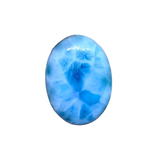 Larimar cabochon ovale 30x22x7mm pour création de pendentif unique