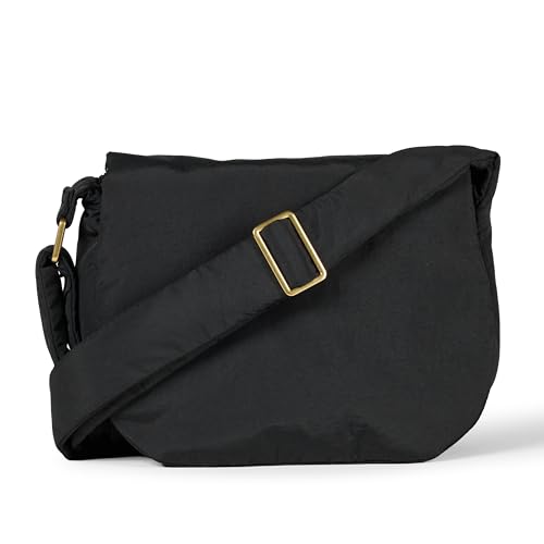 Amazon Essentials Women's Nylon Flap Bag